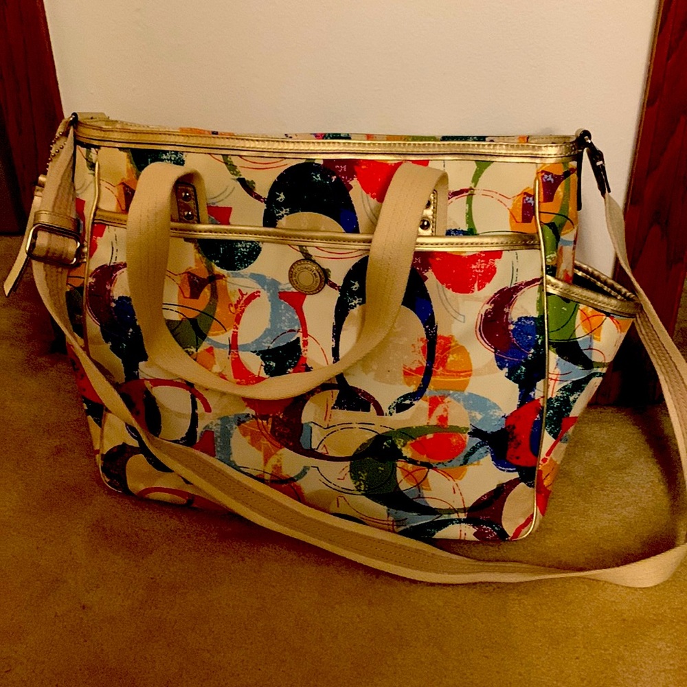 Coach diaper bag